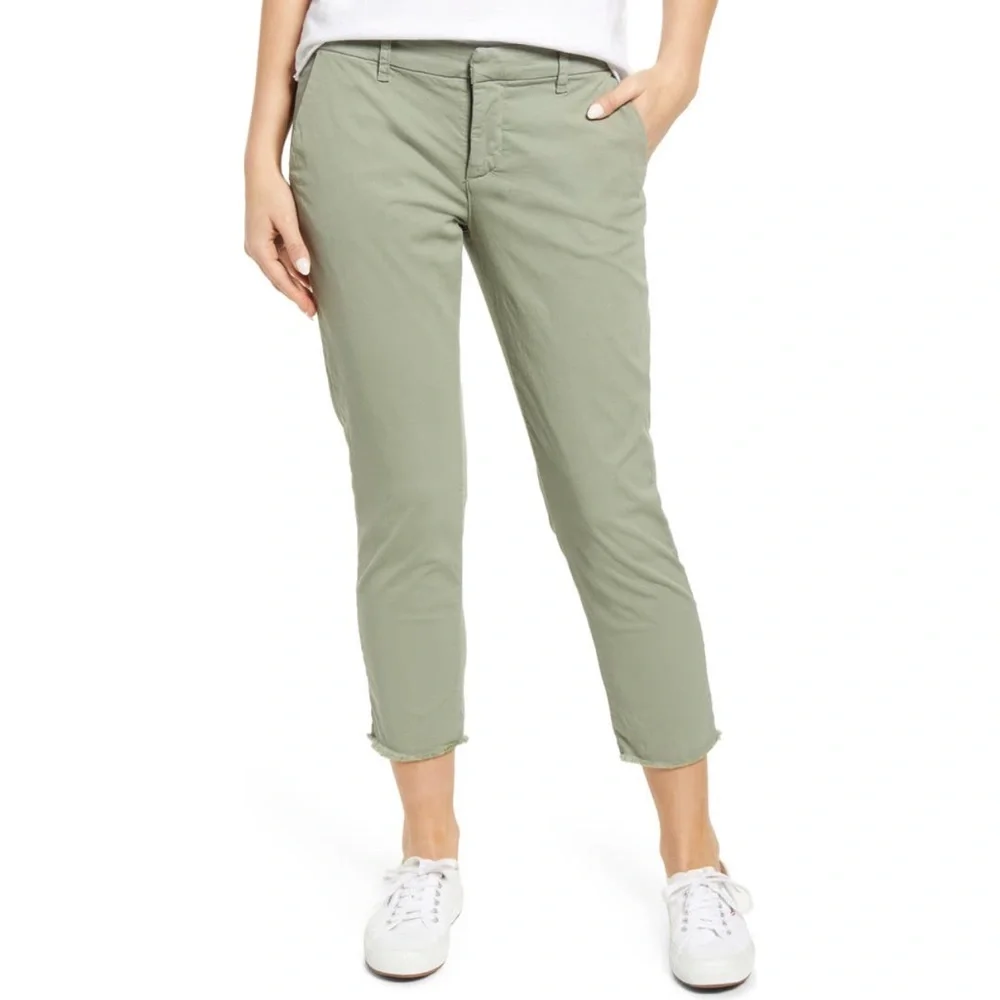 SOLD Frank & Eileen Wicklow Italian Chino in Sage Size 4